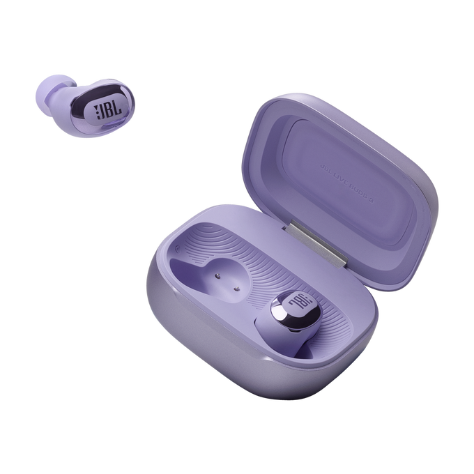 JBL Live Buds 3 - Purple - True wireless Noise Cancelling bud-type earbuds - Detailshot 9 image number null